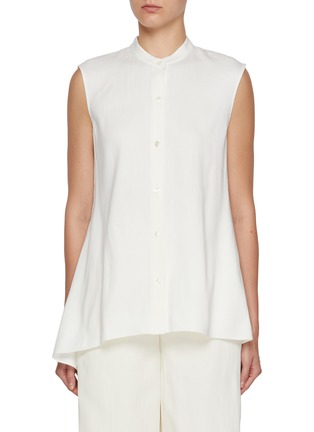 Main View - Click To Enlarge - THEORY - Asymmetrical Sleeveless Shirt