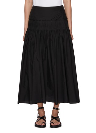 Main View - Click To Enlarge - THEORY - Accordion Pleated Maxi Skirt