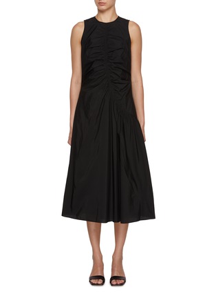 Main View - Click To Enlarge - THEORY - Ruched Tank Midi Dress