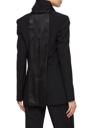 Back View - Click To Enlarge - MM6 MAISON MARGIELA - Reduction Back Single Breasted Blazer
