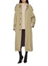 Figure View - Click To Enlarge - MM6 MAISON MARGIELA - Expansion Back Panel Trench Coat