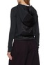 Back View - Click To Enlarge - MM6 MAISON MARGIELA - Expansion Zip Up Cotton Hoodie