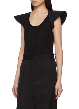 Front View - Click To Enlarge - MM6 MAISON MARGIELA - Shoulder Harness Top