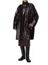 Figure View - Click To Enlarge - MM6 MAISON MARGIELA - Waxed Linen Parka Coat