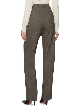 Back View - Click To Enlarge - MM6 MAISON MARGIELA - Wool Tweed Pants