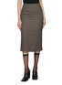 Main View - Click To Enlarge - MM6 MAISON MARGIELA - Tweed Midi Skirt