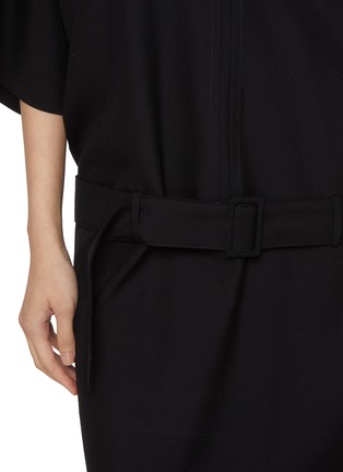  - MM6 MAISON MARGIELA - Belted Wool Maxi Dress