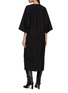 Back View - Click To Enlarge - MM6 MAISON MARGIELA - Belted Wool Maxi Dress