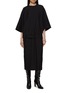 Main View - Click To Enlarge - MM6 MAISON MARGIELA - Belted Wool Maxi Dress