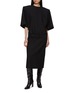 Figure View - Click To Enlarge - MM6 MAISON MARGIELA - Belted Wool Maxi Dress