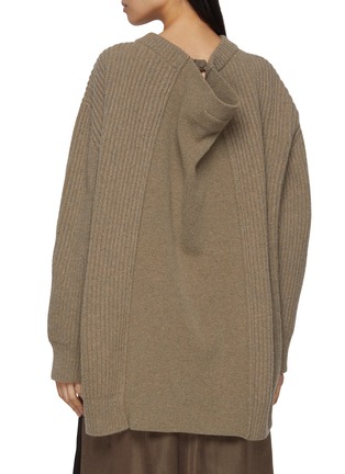 Back View - Click To Enlarge - MM6 MAISON MARGIELA - Back Expansion Knit Sweater