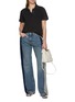 Figure View - Click To Enlarge - MM6 MAISON MARGIELA - Side Pleat Medium Wash Jeans