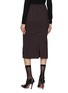 Back View - Click To Enlarge - MM6 MAISON MARGIELA - Tailored Midi Skirt
