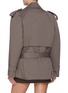 Back View - Click To Enlarge - MM6 MAISON MARGIELA - Oversized Double Breasted Trench Coat