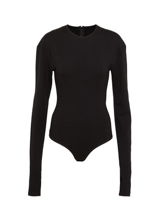 Main View - Click To Enlarge - MM6 MAISON MARGIELA - Long Sleeve Jersey Bodysuit