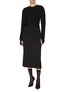 Figure View - Click To Enlarge - MM6 MAISON MARGIELA - Long Sleeve Jersey Bodysuit