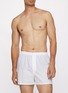 Detail View - Click To Enlarge - SKIMS - Cotton Poplin Boxer — Set Of 3