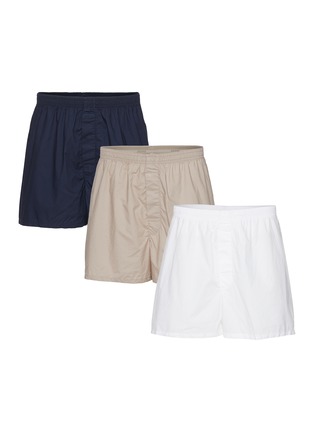 Main View - Click To Enlarge - SKIMS - Cotton Poplin Boxer — Set Of 3