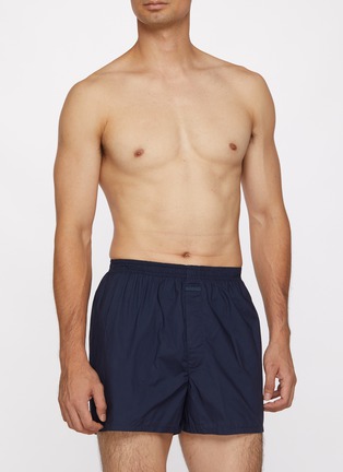 Figure View - Click To Enlarge - SKIMS - Cotton Poplin Boxer — Set Of 3