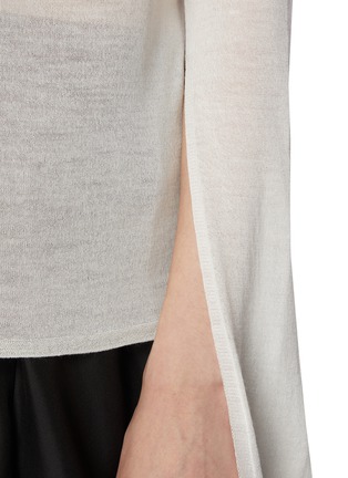  - THEORY - Slit Sleeve Turtleneck Knit Top