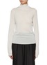 Main View - Click To Enlarge - THEORY - Slit Sleeve Turtleneck Knit Top