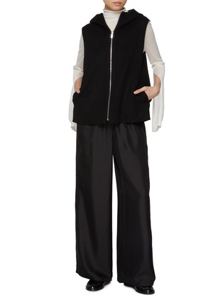 Figure View - Click To Enlarge - THEORY - Slit Sleeve Turtleneck Knit Top
