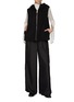 Figure View - Click To Enlarge - THEORY - Slit Sleeve Turtleneck Knit Top