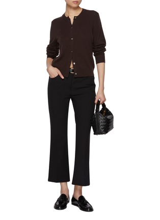 Figure View - Click To Enlarge - THEORY - High Waist Kick Flared Suiting Pants