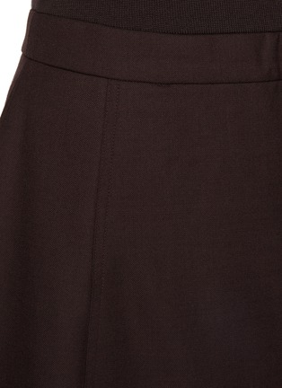  - THEORY - Deep Pleated Wool Shift Dress