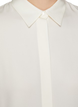  - THEORY - Classic Fitted Silk Shirt