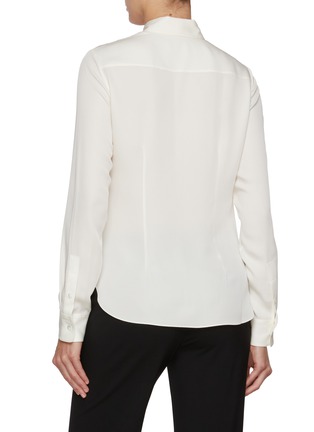 Back View - Click To Enlarge - THEORY - Classic Fitted Silk Shirt