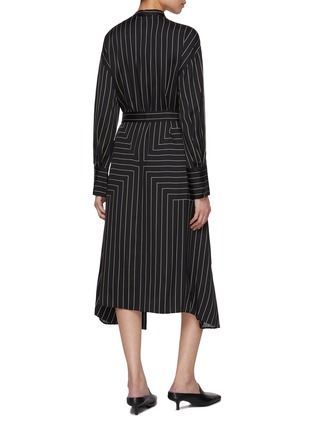 Back View - Click To Enlarge - JOSEPH - Orlana Geometric Print Silk Blend Dress