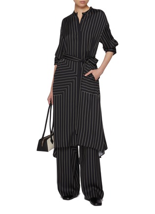 Figure View - Click To Enlarge - JOSEPH - Orlana Geometric Print Silk Blend Dress