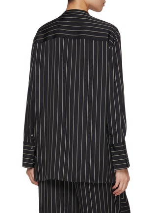 Back View - Click To Enlarge - JOSEPH - Athena Geometric Print Silk Blend Blouse