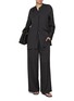 Figure View - Click To Enlarge - JOSEPH - Athena Geometric Print Silk Blend Blouse