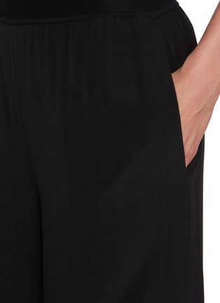  - JOSEPH - Pleated Cotton Wide Leg Trousers