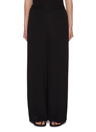 Main View - Click To Enlarge - JOSEPH - Pleated Cotton Wide Leg Trousers