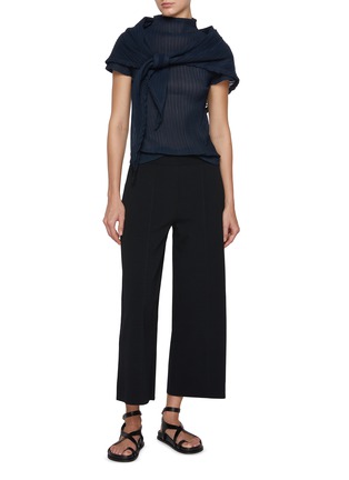 Figure View - Click To Enlarge - JOSEPH - Viscose Knit Stretch Culottes Pants