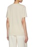 Back View - Click To Enlarge - JOSEPH - Round Neck Cotton Silk Jersey T-Shirt