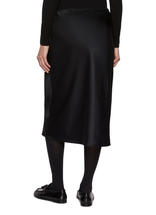 Back View - Click To Enlarge - JOSEPH - Isaak Silk Satin Skirt