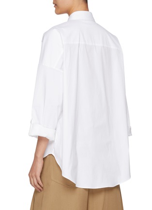 Back View - Click To Enlarge - BRUNELLO CUCINELLI - Monili Trim Shirt
