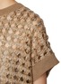 - BRUNELLO CUCINELLI - Sequined Hollow Knit Top