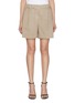 Main View - Click To Enlarge - BRUNELLO CUCINELLI - Cotton Linen Bermuda Shorts