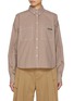 Main View - Click To Enlarge - BRUNELLO CUCINELLI - Chequered Cotton Button Down Shirt