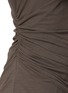  - BRUNELLO CUCINELLI - Asymmetrical Ruched Jersey Top