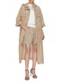 Figure View - Click To Enlarge - BRUNELLO CUCINELLI - Hooded Sheer Cotton Travelwear Coat