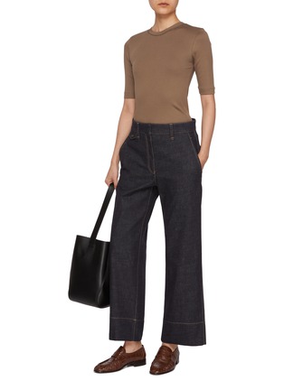 Figure View - Click To Enlarge - BRUNELLO CUCINELLI - Crewneck T-Shirt