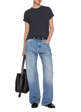 Figure View - Click To Enlarge - BRUNELLO CUCINELLI - Monili Embellished Neckline T-Shirt