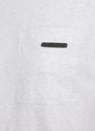  - BRUNELLO CUCINELLI - Monili Pocket Cotton T-shirt