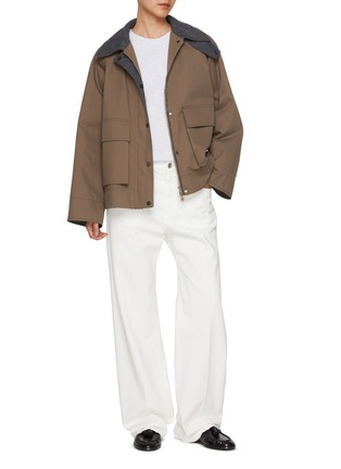 Figure View - Click To Enlarge - BRUNELLO CUCINELLI - Monili Pocket Cotton T-shirt